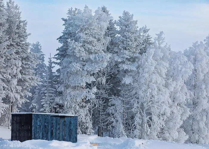Ferienhaus Sonka Mirror House With View Rovaniemi